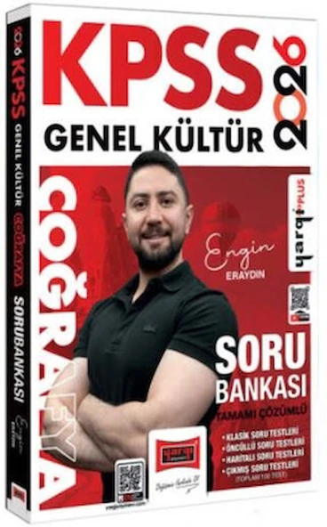 2026 KPSS Genel Kültür Tamamı Çözümlü Coğrafya Soru Bankası / Yargı Yayınevi / 9786253706548 ürün görseli