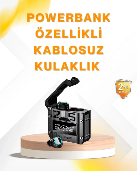 Su Geçirmez Bluetooth Kulak İçi Kablosuz Kulaklık 400mAh Pil - 1