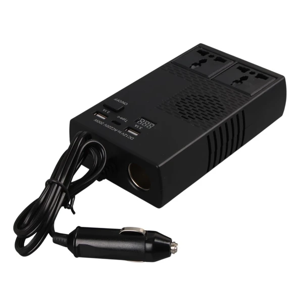 Olesson 1664 DC 12-24V 200W Oto Araç Power İnverter - Resim 2