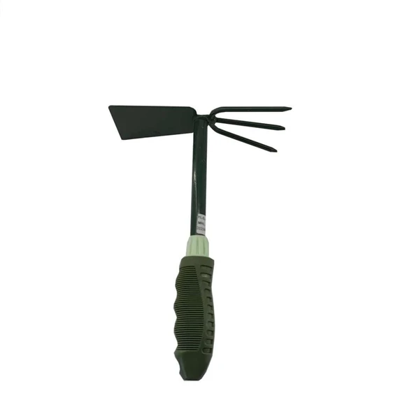 Çift Taraflı 3 dişli çapa demir el çapası bahçe hobi 30 cm - 2