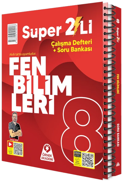 Örnek Akademi 8. Sınıf Süper İkili Fen Bilimleri Seti