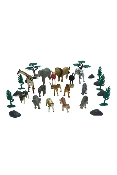 Vardem 30Pcs Hayvan Set, Vahşi hayvanlar SHD6601 - 2