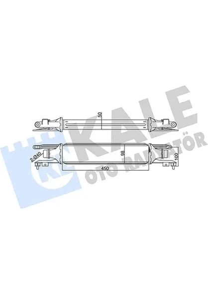 Opel Turbo Radyatörü - Turbo Radyatörü - 55702194 ürün görseli