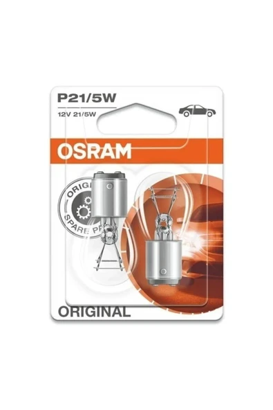 Osram P21/5w Yeni Nesil 1016 Stop Ampul 12v 21/5w Çift Duy Çapraz Tırnak 2 Adet
