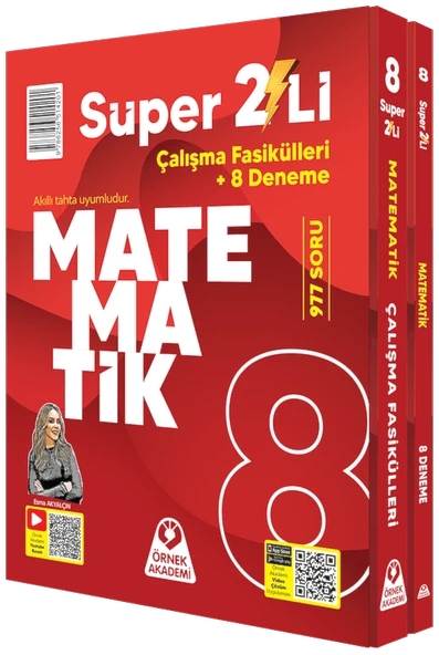 Örnek Akademi 8. Sınıf Süper İkili Matematik Seti