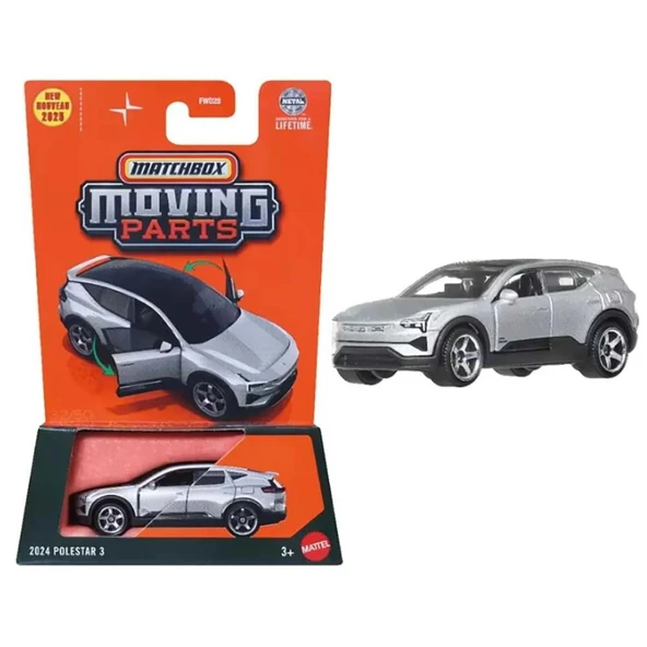 Matchbox 2025 1:64 Arabalar 2024 POLESTAR 3 JBW61