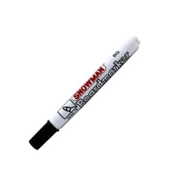 SNOWMAN BEYAZ TAHTA KALEMİ ALKOL ESASLI SİYAH (12 ADET) ürün görseli