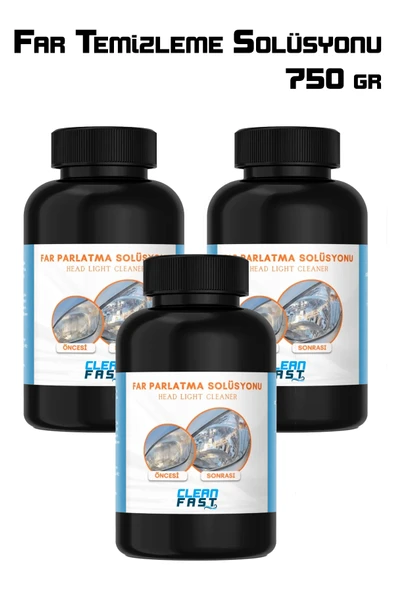 Yeni Nesil Premium Buharlı Far Temizleme Sıvısı Ve Parlatma Solüsyonu Kloroform Uyumlu 750 gr ürün görseli 1