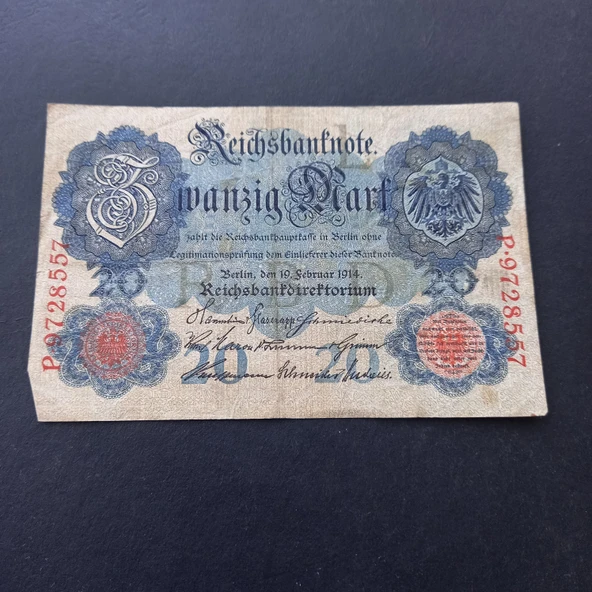 Escoines 3996368f3e166122f1 1914 Berlin P serisi 20 Mark ÇT ürün görseli 1