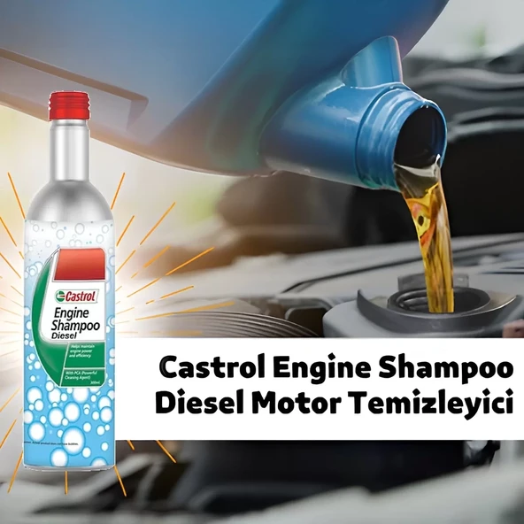Castrol Engine Shampoo Diesel Motor Temizleyici 300 Ml - Resim 2