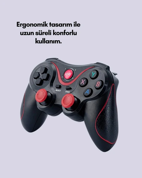Şarj Edilebilir Kablosuz Oyun Kumandası Yüksek Performanslı - 3