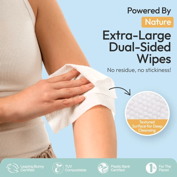 Fomin Vanilya ve Hindistan Cevizli Deodorant Mendil 15 Adet - Resim 5