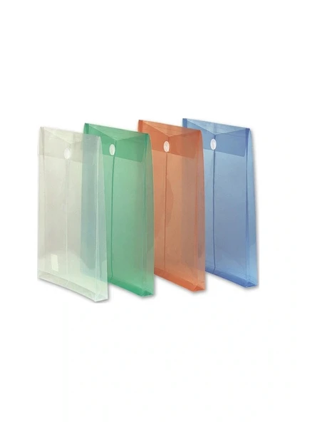 Comix Cırtcırtlı Dosya Körüklü Dikey Şeffaf