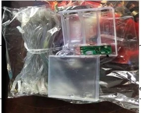 pilelistore 10m 60 Led Gün ışığı 2 Kademeli Şeffaf Kablo Pilli - 2