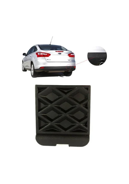 Ford Focus 3 Sedan Arka Tampon Çeki Demir Kapağı 2011-2018 ürün görseli 1