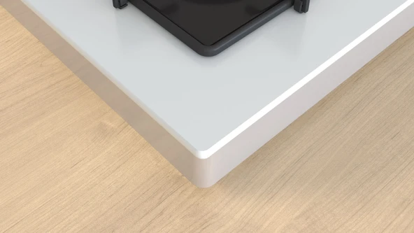 Profilo OE30P2P10D Beyaz Cam Set Üstü Ocak - Resim 3