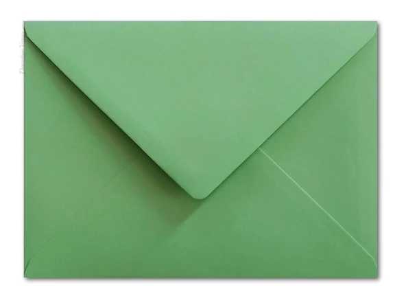 ASİL13x18 DAVETİYE ZARFI RENKLİ YEŞİL 80GR TUTKALLI 100 LÜ ürün görseli