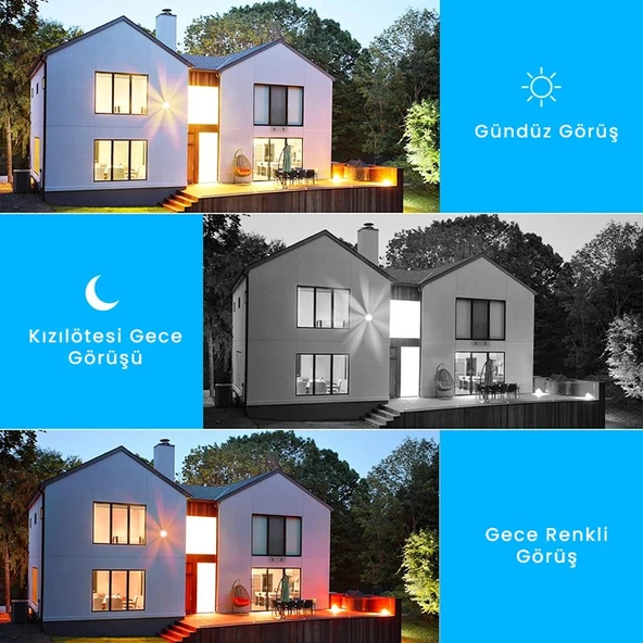 4MP 2K IP Speed Dome Kamera - Akıllı Takip, PTZ, Gece Görüşlü, Kablosuz WiFi, Açık Alan Gözetim - Resim 5