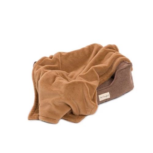 Pet Comfort Lodix Mira 02 Kedi ve Köpek Battaniyesi Kahverengi Medium 70x100 Cm - Resim 2