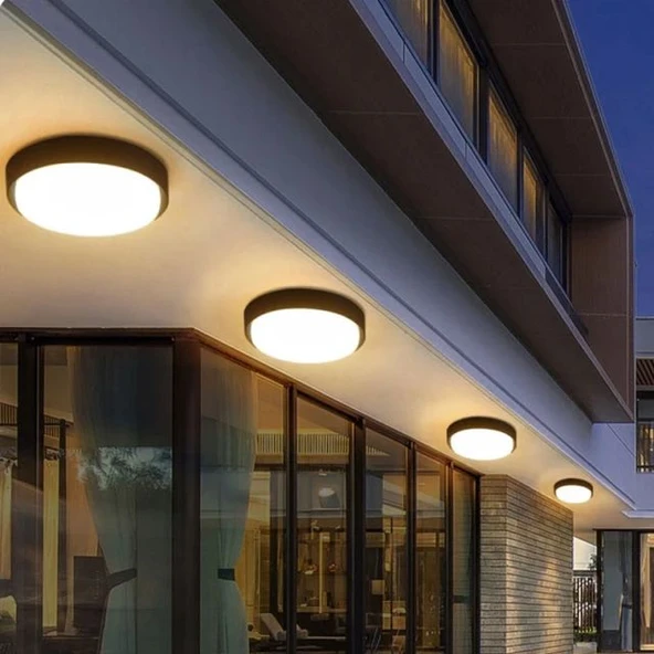 36 Watt 4000 Kelvin Led İç ve Dış Mekan 3200 Lümen Plastik Tavan ve Duvar Armatürü, Led Tavan Aplik - Resim 8