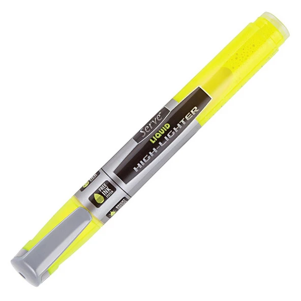 Serve Likit Sarı Fosforlu Kalem P180401 ürün görseli