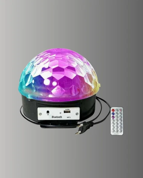 Ev ve Parti İçin Masaüstü Bluetooth Disko Topu Işık Gösterisi - 5