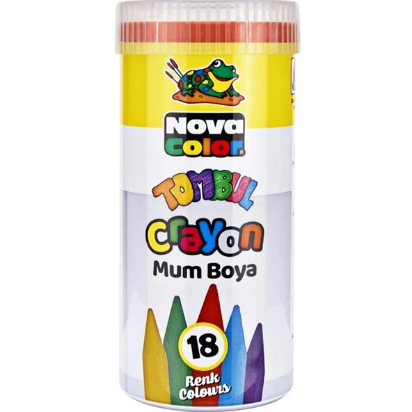 Nova Color Tombul Pastel Mum Boya Tüp 18 Renk NC-2116 ürün görseli