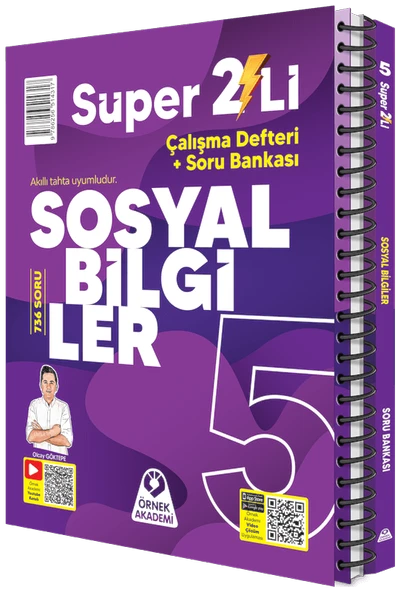 Örnek Akademi 5. Sınıf Süper İkili Sosyal Bilgiler Seti
