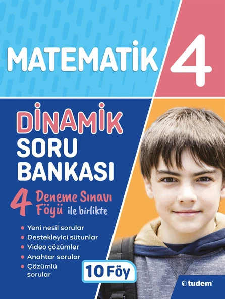 TUDEM YAYINLARI 4. Sınıf Matematik Dinamik Soru Bankası ürün görseli