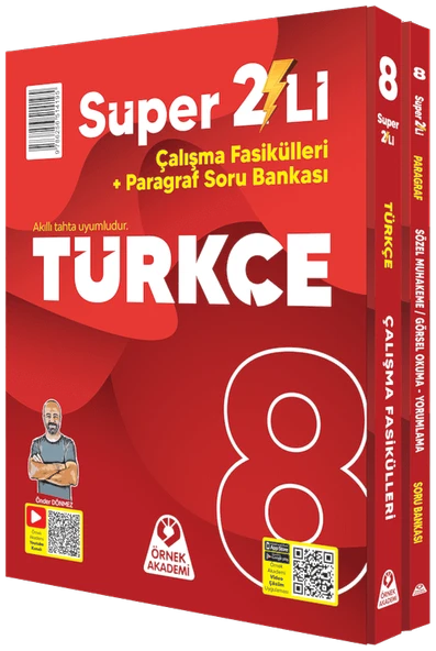 Örnek Akademi 8. Sınıf Süper İkili Türkçe Seti