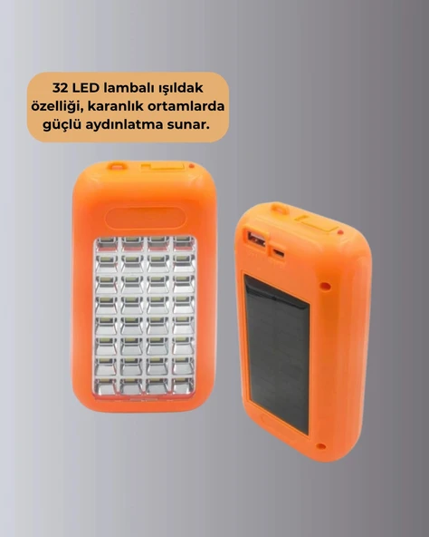 Gold Silver GS-875 Kamp ve Acil Durum Işıldaklı Powerbank - 4