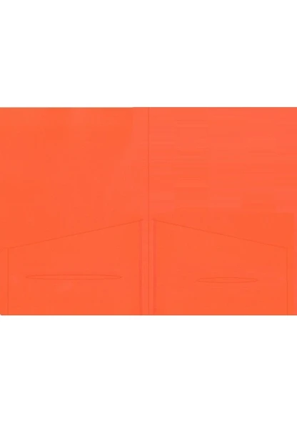 Smato Dosya Çift Cepli Turuncu A4 W 0433 Plastik - 2