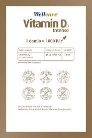 Wellcare Vitamin D3 Intense 1000 IU 30 ml - Resim 2