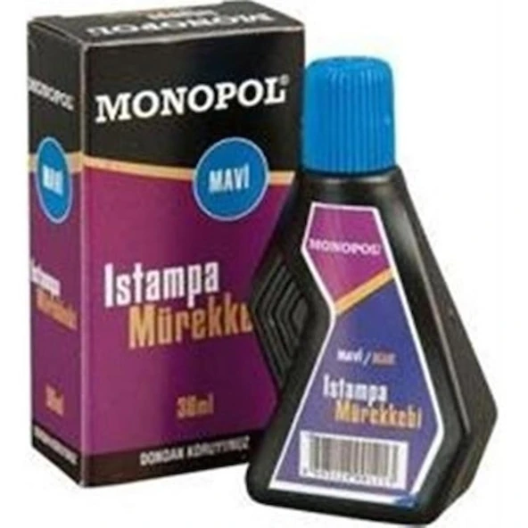Monopol Istampa Mürekkebi 30 Ml Mavi ürün görseli
