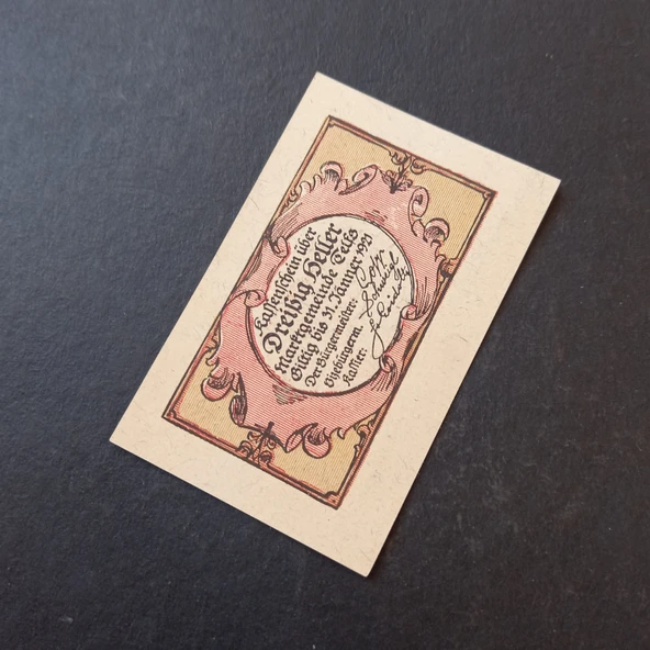 Escoines 3996368f406cec0f77 1921 Almanya 9.AUFLAGE Nortgeld - Resim 4