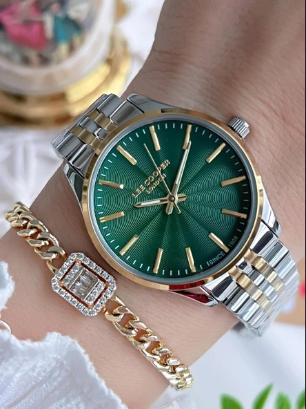 Lee Cooper Çelik Kordonlu 3 Atm Suya Dayanıklı Kadın Kol Saati VS.BLKT.0632 ürün görseli