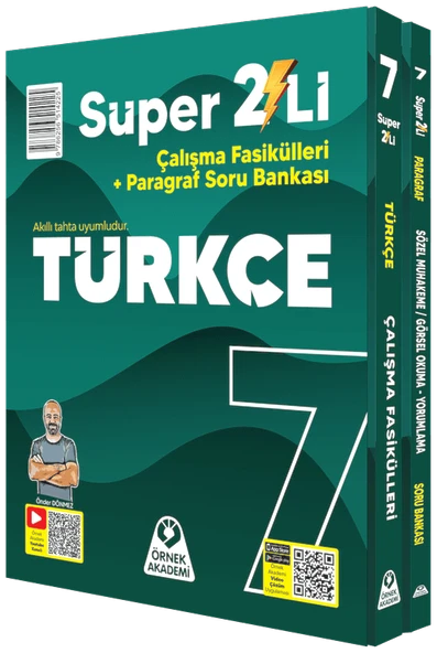 Örnek Akademi 7. Sınıf Süper İkili Türkçe Seti ürün görseli 1