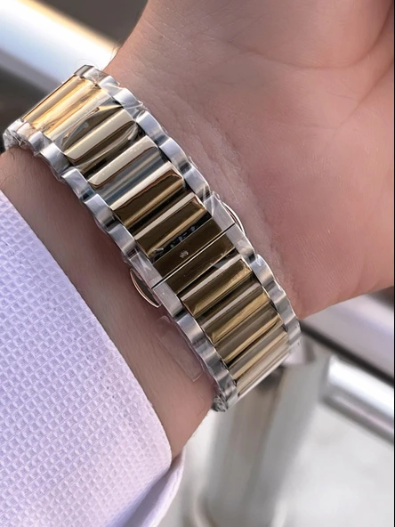 Reward Otomatik Çelik Kasa Çelik Kordon 5 Atm Suya Dayanıklı Erkek Kol Saati VS.BLKT.0634 - Resim 5