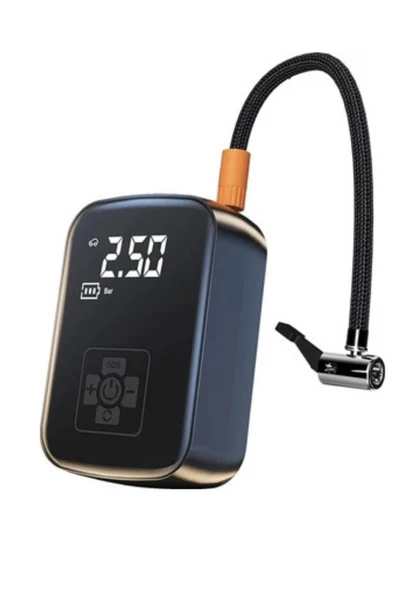 Blackbird WY-006 Taşınabilir Akıllı Kablosuz Hava Kompresörü - Dijital Ekranlı Şarj Edilebilir Lastik Şişirme Pompası (1 - 2