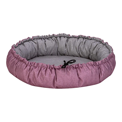 Pet Comfort Sunflower Çift Taraflı Kedi ve Köpek Yatağı Pembe Gri 85 Cm - Resim 2
