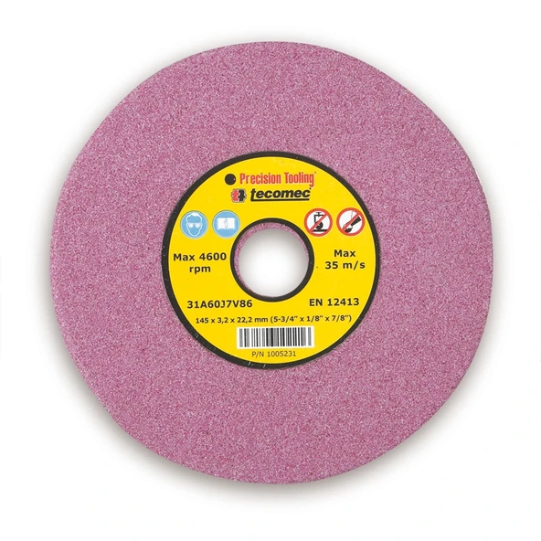 Tecomec 145x22x4.7mm 3/8" .404" Yuvarlak Daire Zincir Bileme Yedek Taşı ürün görseli