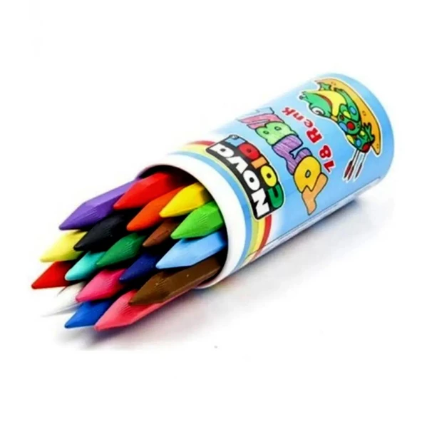 Nova Color Tombul Pastel Mum Boya Tüp 18 Renk NC-2116 - Resim 2