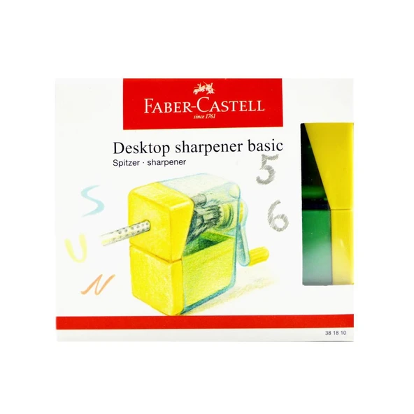 Faber-Castell Basic Masaüstü Kalemtıraş (381810) - Resim 2