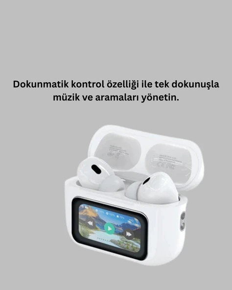 Dokunmatik Kontrollü Gürültü Önleyici Bluetooth Kulaklık Şarj Göstergeli - 5