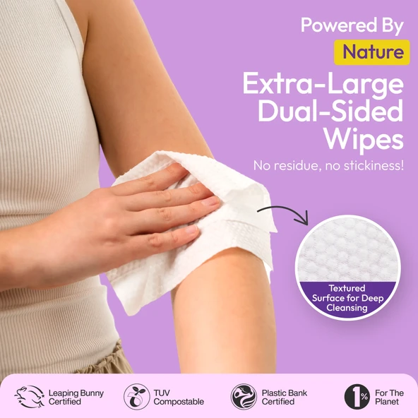 Fomin Lavanta ve Papatyalı Deodorant Mendil 15 Adet - Resim 6