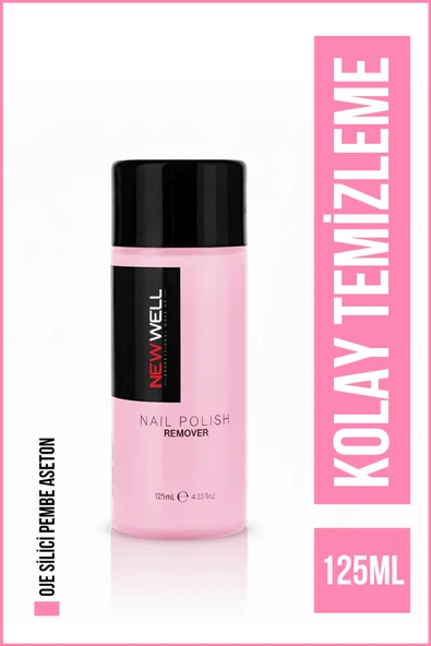 Oje Silici Pembe Aseton,Besleyici Red Orange 125 ML