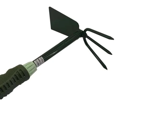 Çift Taraflı 3 dişli çapa demir el çapası bahçe hobi 30 cm - 4