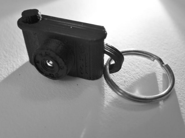 Mini P6 * 6 Pinhole Kamera Anahtarlık Plastik Aparat - 1