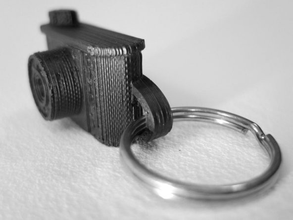 Mini P6 * 6 Pinhole Kamera Anahtarlık Plastik Aparat - 4