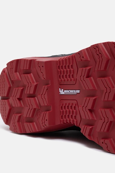 998 V-Clutch Pro Next Nubuk Kadın Bot Siyah/Kırmızı - Resim 9